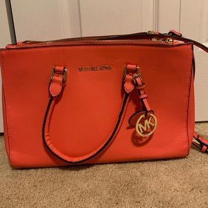 Hot pink Michael Kors purse